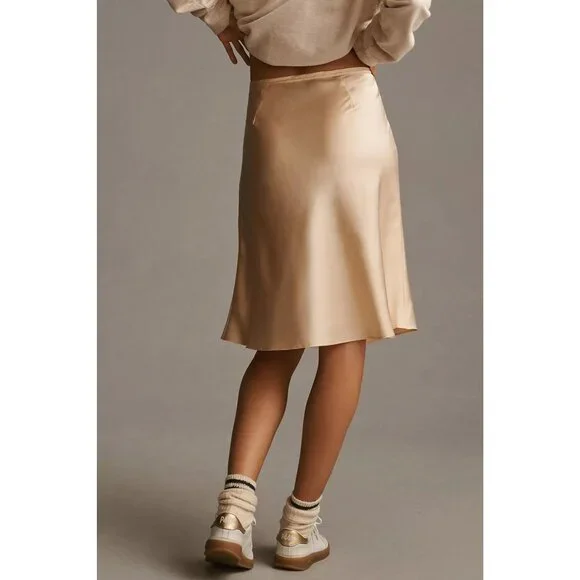 Sunday In Brooklyn Pearl Satin Skirt - Picture 4 of 6